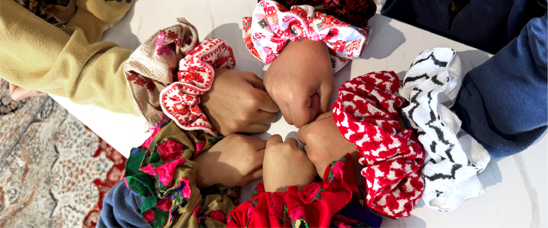Crowning Your Look with Culture: Zuhd’s Keffiyeh Scrunchies Collection