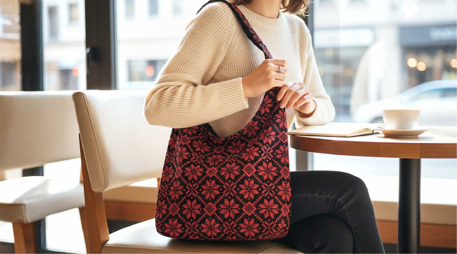 A Symbol of Identity: Discover the Handcrafted Palestinian Heritage Hobo Bag
