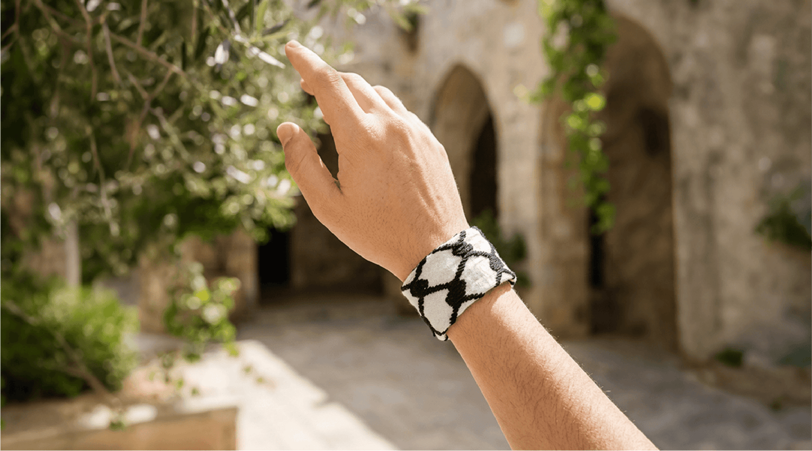 Zuhd Keffiyeh Hand Bands – Style That Wraps Your Wrist