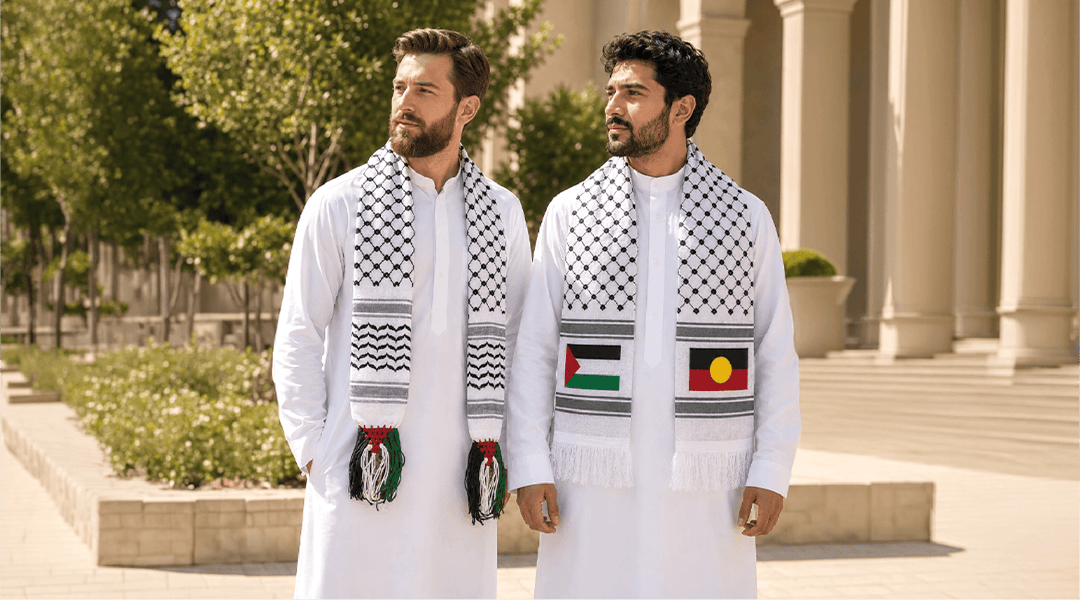 A Classic Keffiyeh Shawl for Everyday Wear &amp; Special Occasions