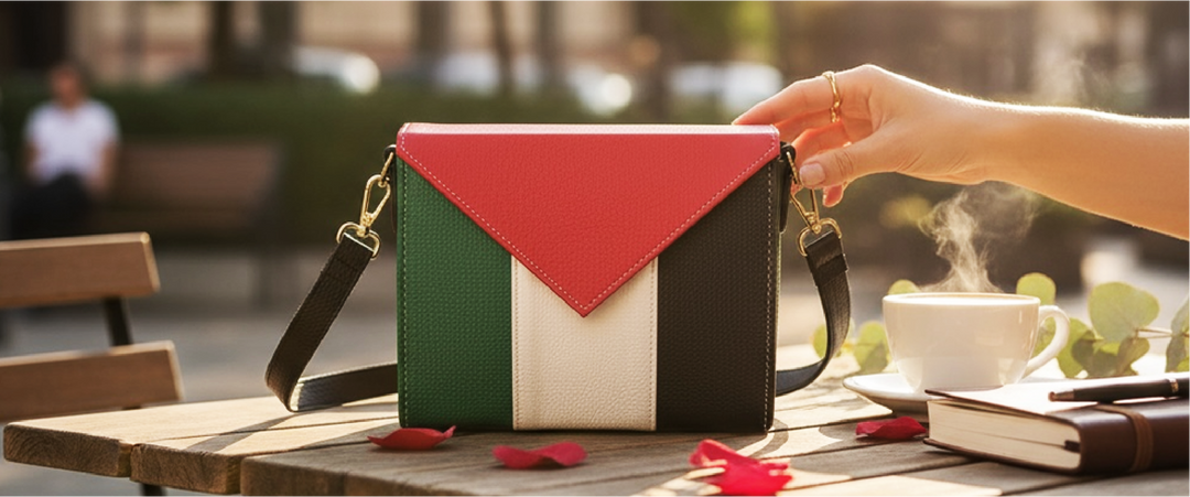 Tradition in Every Stitch: Explore the Handmade Keffiyeh Bag by Zuhd