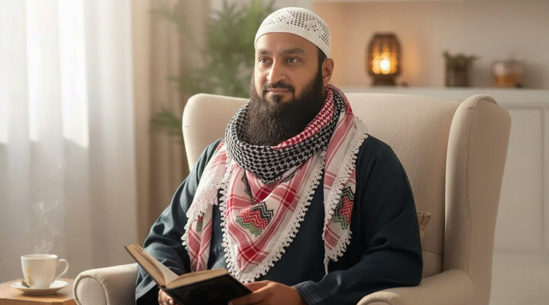 White Tassels. Strong Identity. Palestine Keffiyeh