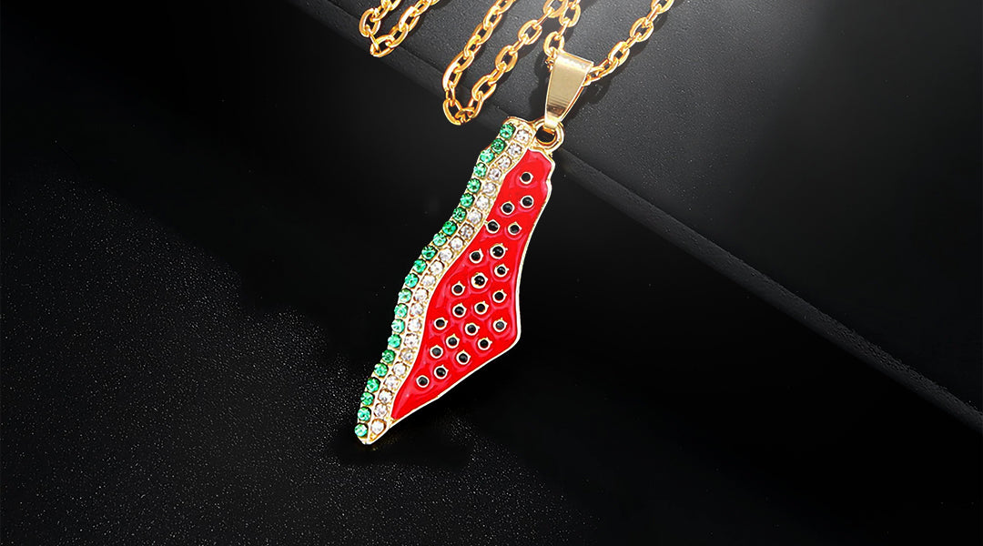More Than Jewelry: Palestine Map Necklace That Tells a Story
