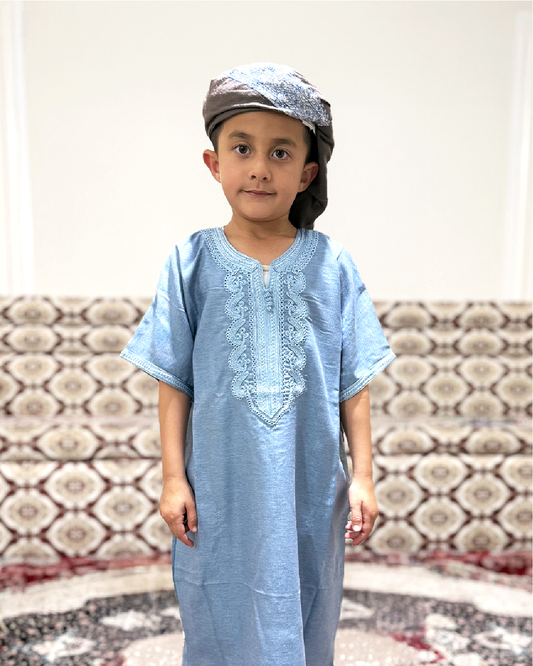 Kids Moroccan Jalabiyyah – Traditional Elegance for the Next Generation
