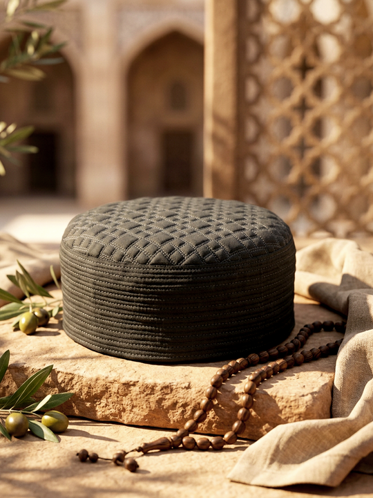 Black & Grey Sunnah Cap by Zuhd