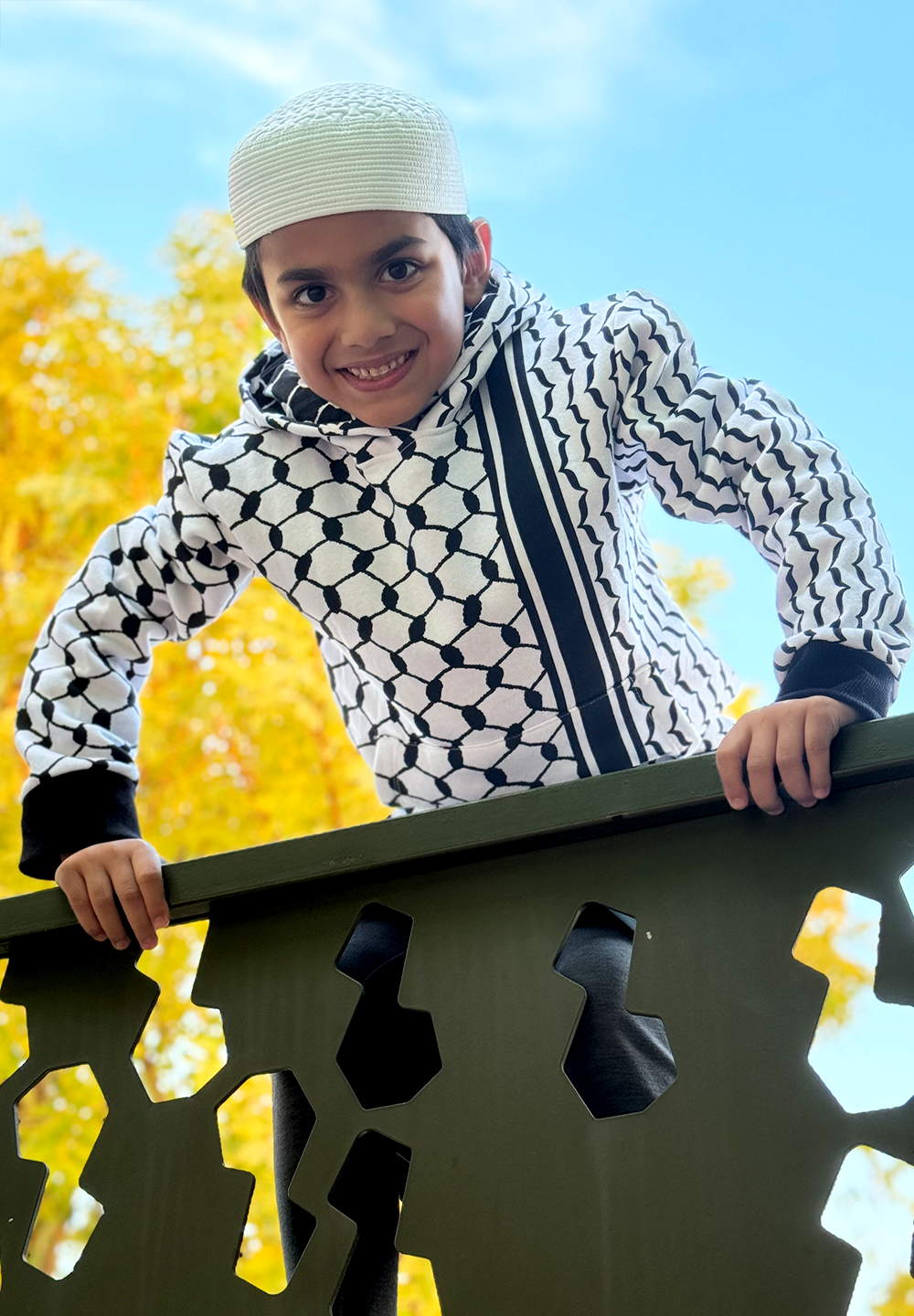 Winter Exclusive: White & Black Keffiyeh Hoodies - First in Australia!