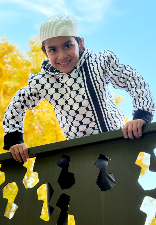 Winter Exclusive: White & Black Keffiyeh Hoodies - First in Australia!