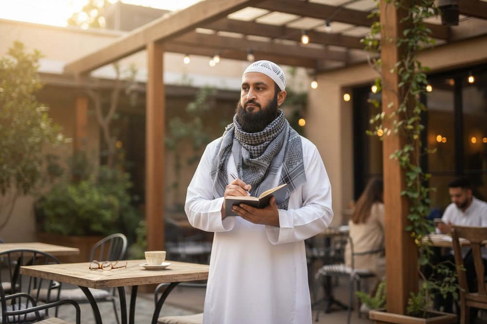 The Grey Falcon Shemagh – Heritage Keffiyeh Edition