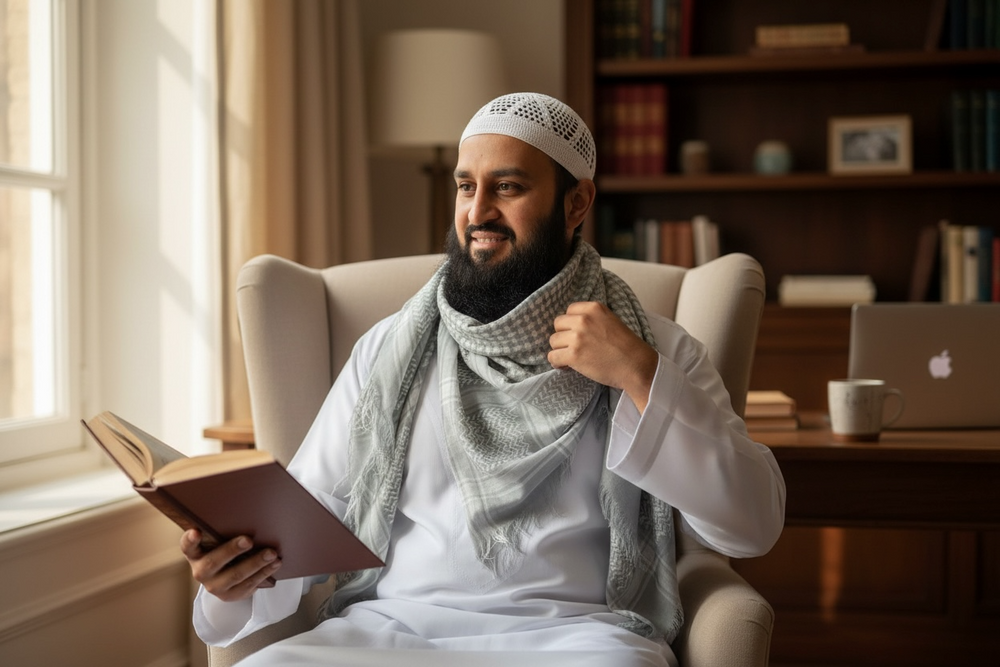 The Arctic Sands Keffiyeh – Heritage Weave