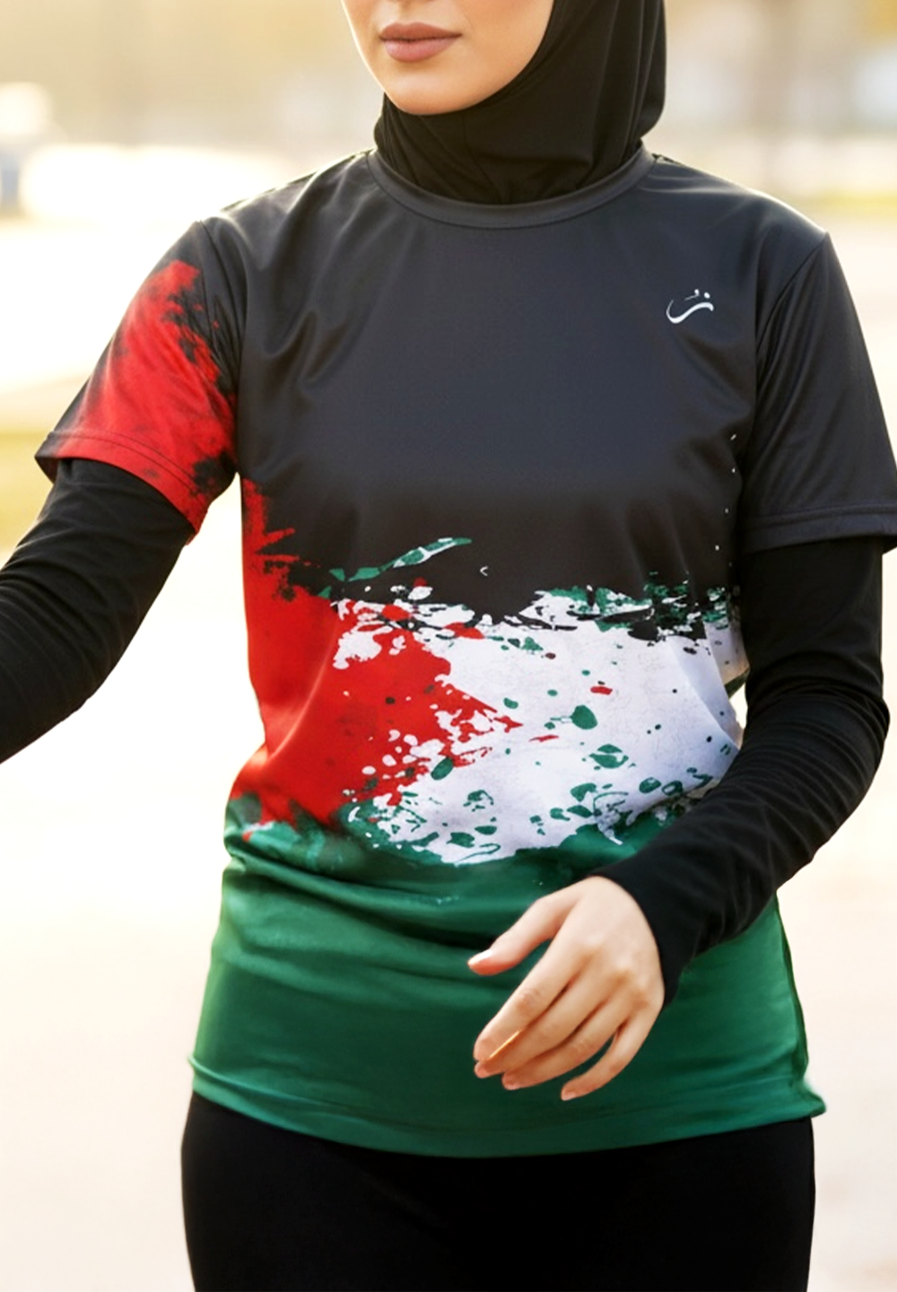 Women T-Shirt with Stunning Eye-Catching 3D Graffiti Art