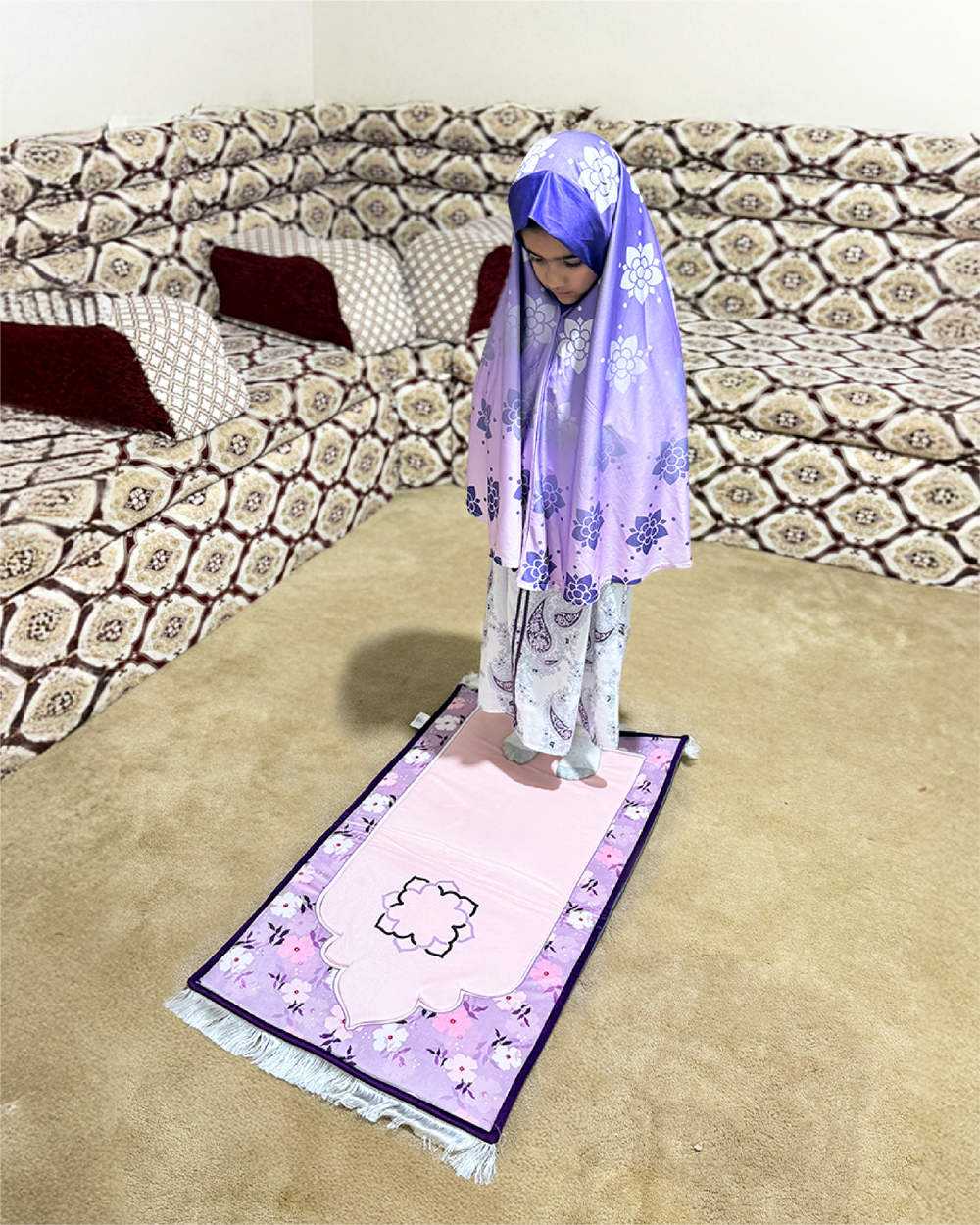 Purple Gradient - Prayer Hijab