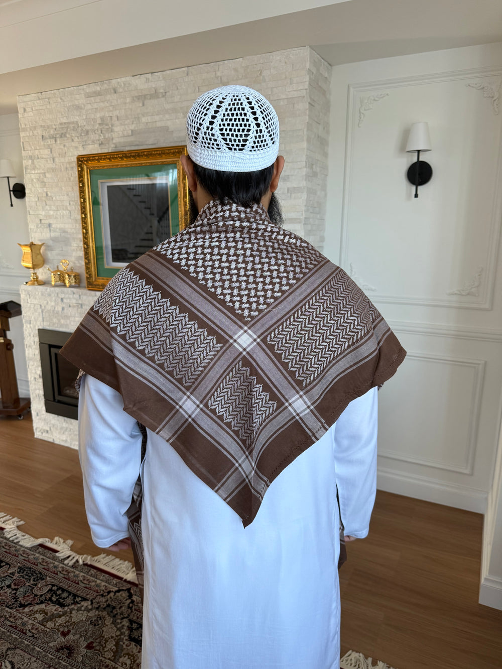 Heritage Dune Keffiyeh – Earth Brown Edition