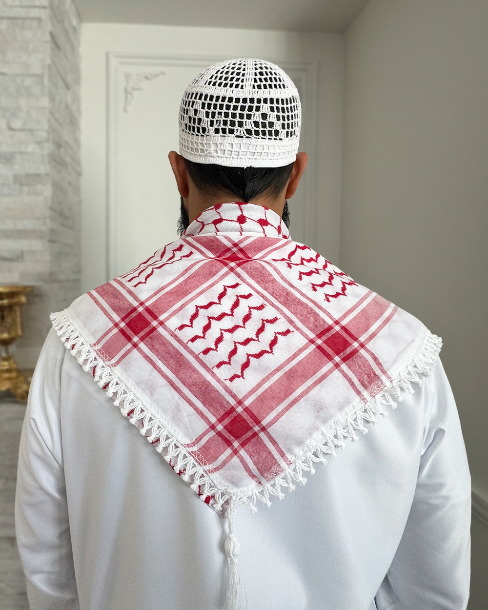 Zuhd Heritage Red Keffiyeh Bandana