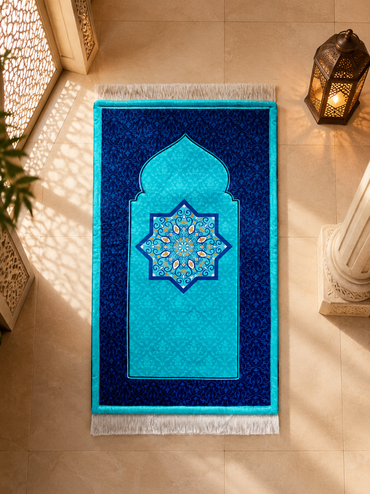 Sapphire Sanctuary Prayer Mat