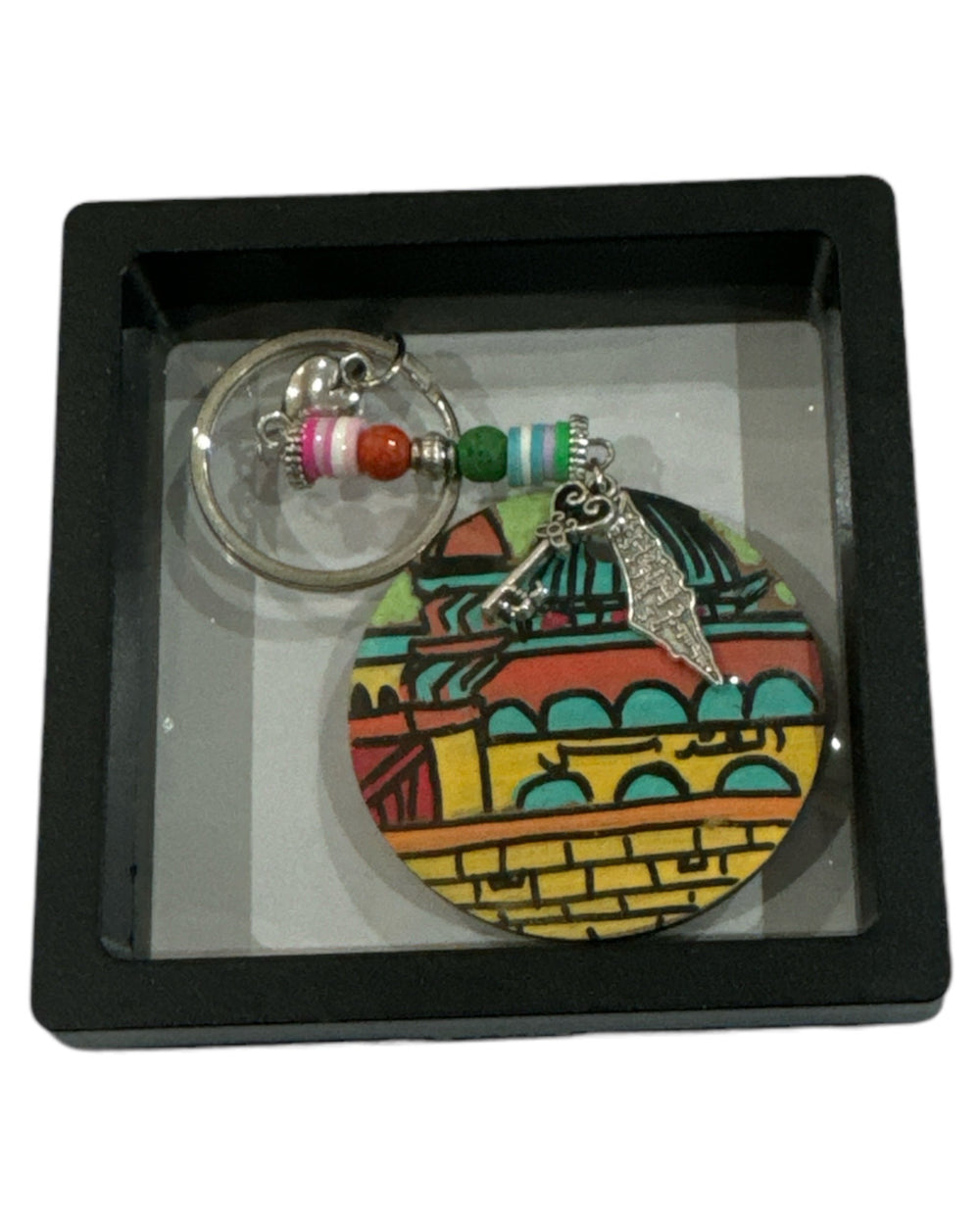 Majestic Al-Aqsa - Limited Edition Olive Wood Keychain