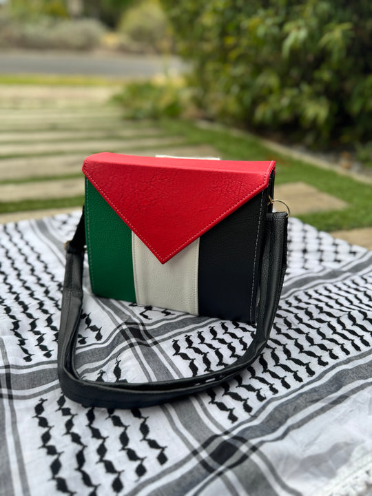 Zuhd Palestine Flag Handbag: Limited Edition Masterpiece