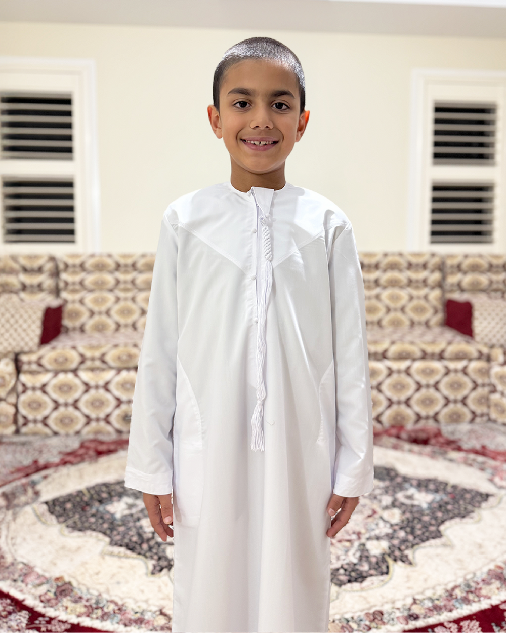 Kids Emirati Thobe – Timeless Grace, Tailored for the Next Generation