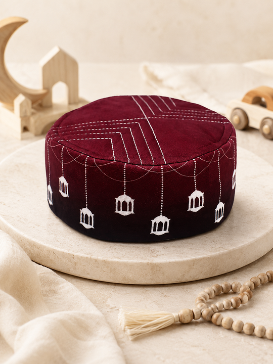 Maroon Lanterns Prayer - Cap