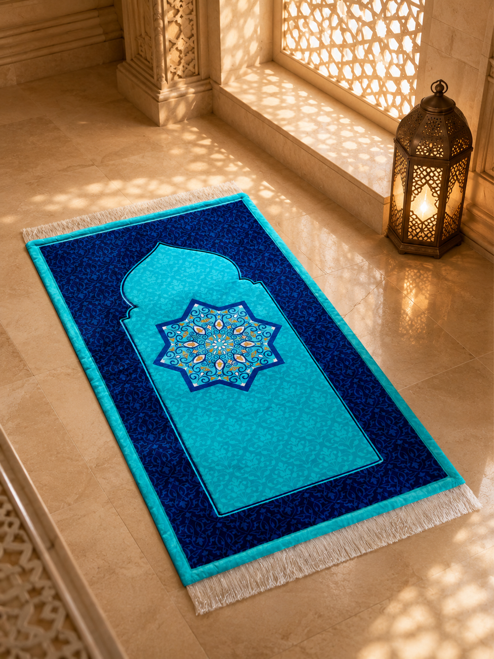 Sapphire Sanctuary Prayer Mat