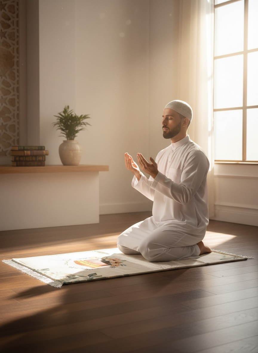 Let There Be Light Prayer Mat