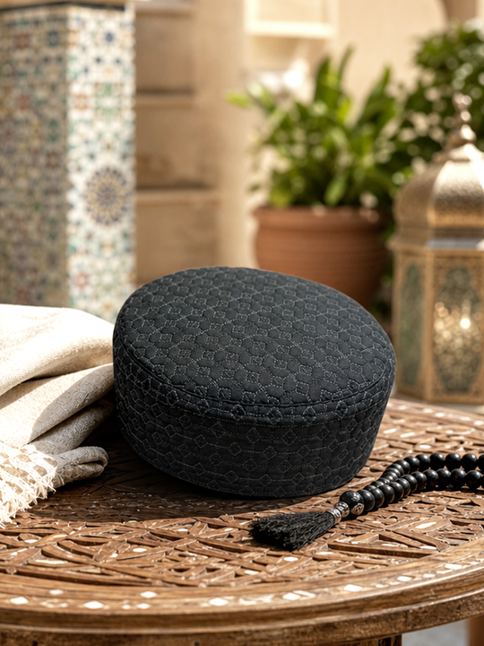 Zuhd Black & Grey Sunnah Cap 3