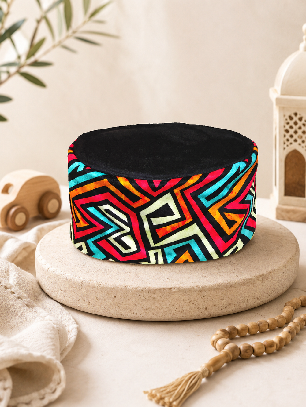 Neon Galaxy Prayer - Cap
