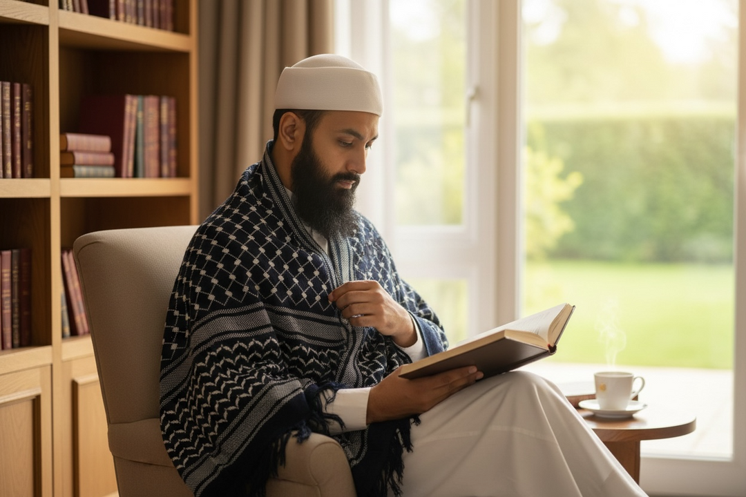 The Navy Legacy Keffiyeh Shawl – Heritage Edition