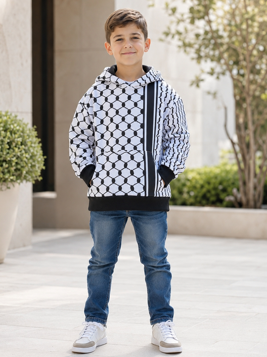 Winter Exclusive: White & Black Keffiyeh Hoodies - First in Australia!