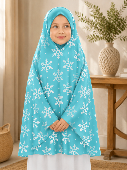 Snow Crystal - Prayer Hijab