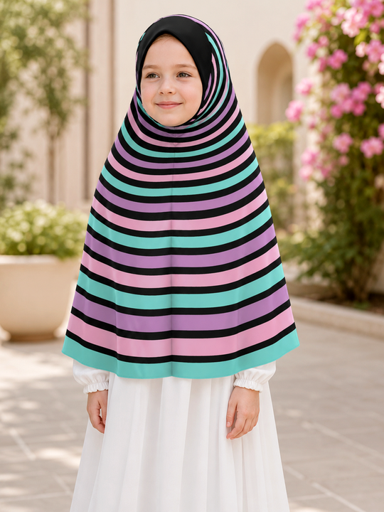 Pastel Delight - Prayer Hijab