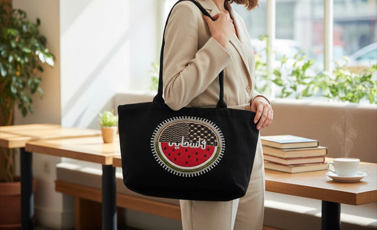 Handcrafted “Falasteen Heritage Duffle Bag” – Limited Edition by Zuhd