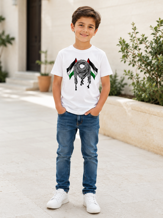Palestine Double-Sided T-Shirt 5: A Unique Mosaic of Tradition and Identity