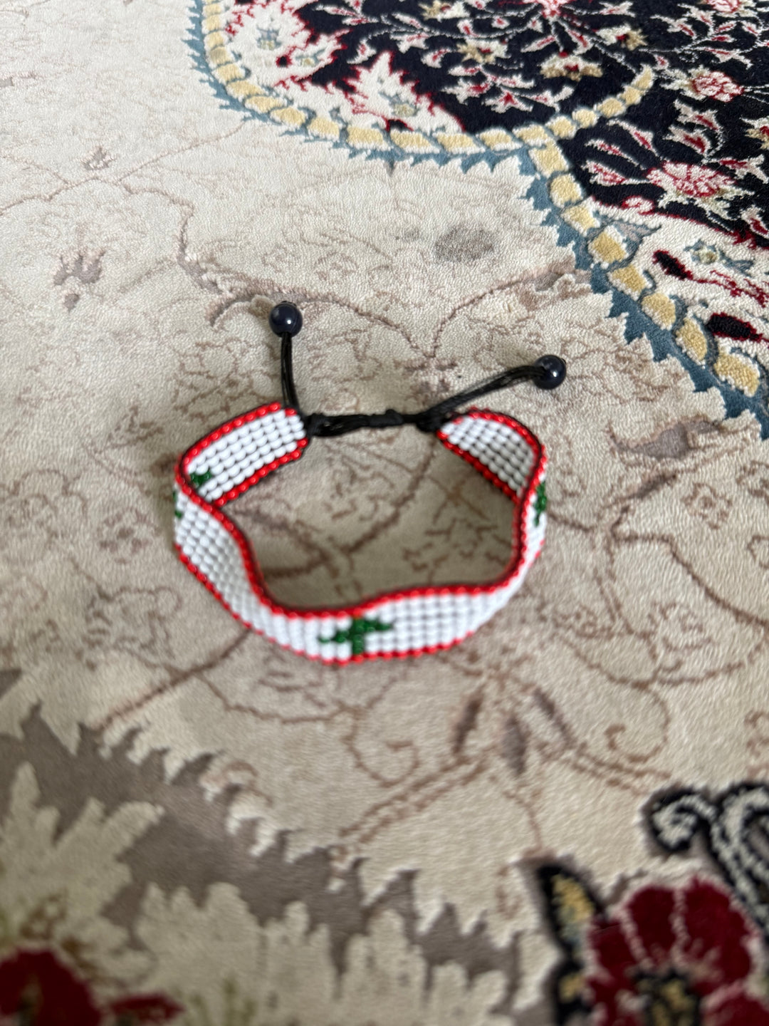 Cedars of Honor Bracelet (Handmade Beaded)