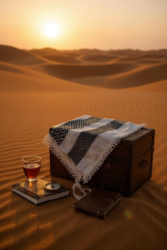 Gaza Keffiyeh with Tarboosh – Modern Traditional Design