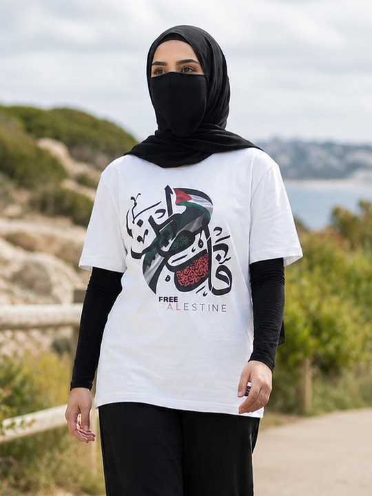 Women Palestine Double-Sided T-Shirt – Freedom, Pride & Heritage