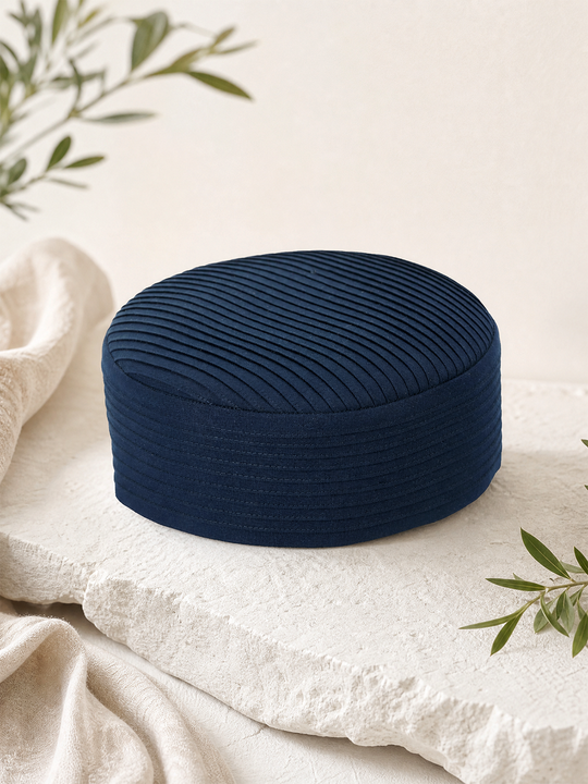 Zuhd Blue Soft Sunnah Cap 1