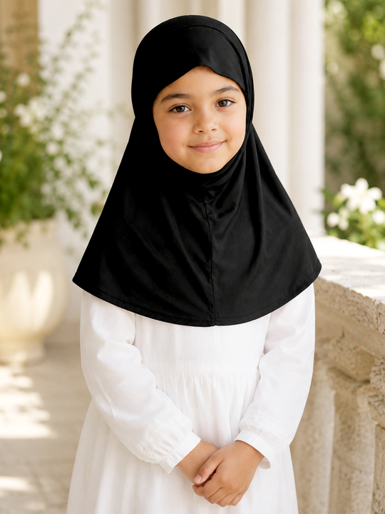 ZUHD PLAIN STYLE Black HIJABS