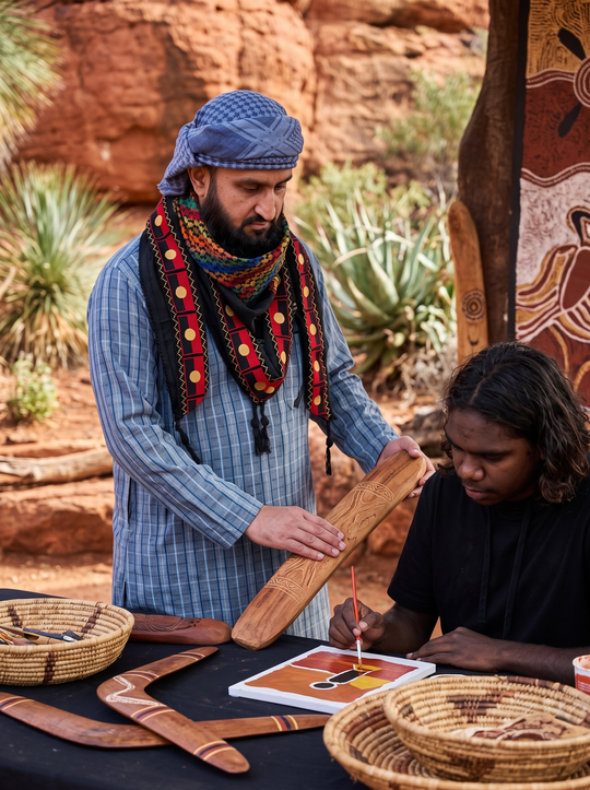 The Aboriginal Colours Keffiyeh