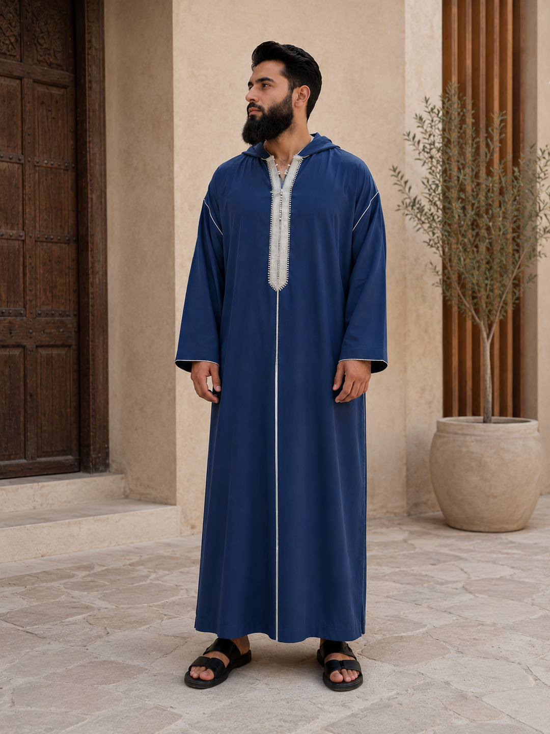 Moroccan Winter Thobe – Ready Made
