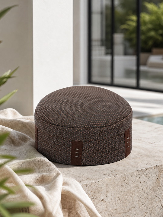 Zuhd Dark Brown Soft Sunnah Cap