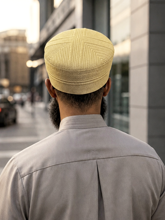 Zuhd Gold Sunnah Cap – Handmade