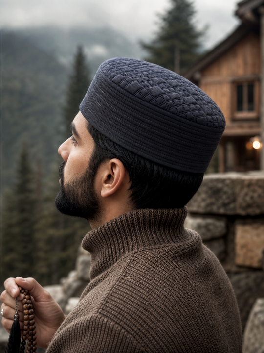 Zuhd Royal Navy Blue Sunnah Cap