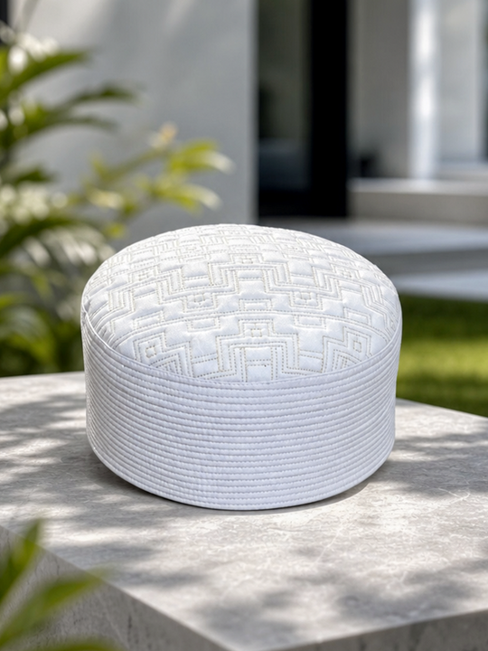 Zuhd White & Gold Sunnah Cap 1