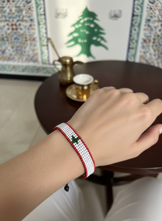 Cedars of Honor Bracelet (Handmade Beaded)