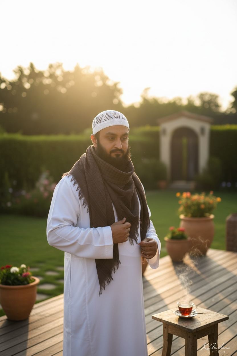 Earth Warrior Shemagh – Deep Mocha Edition