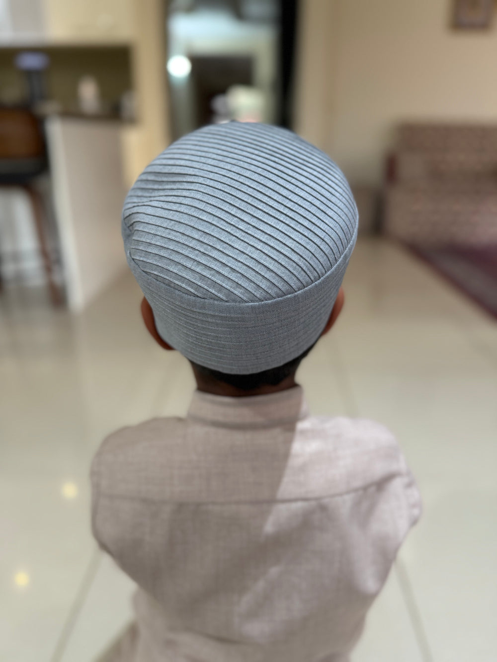 Zuhd Grey Soft Sunnah Cap