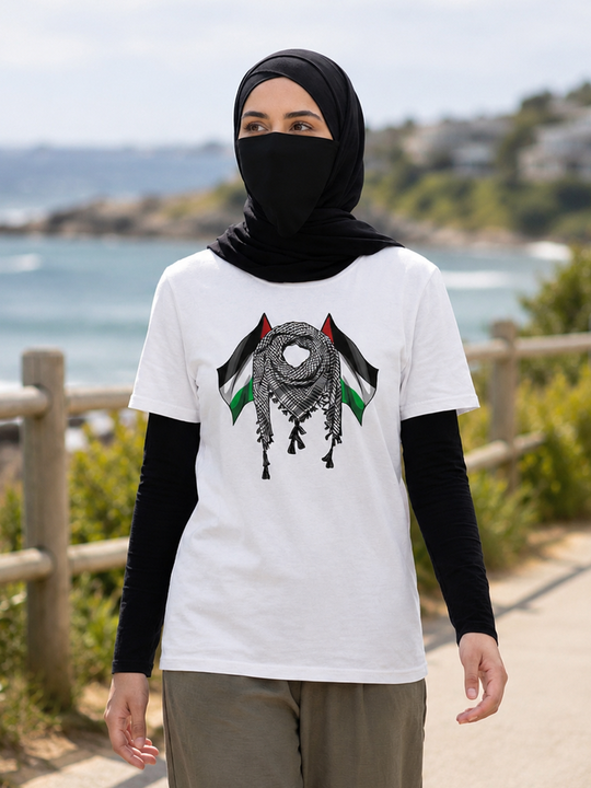 Women Palestine Double-Sided T-Shirt 5: A Unique Mosaic of Tradition and Identity