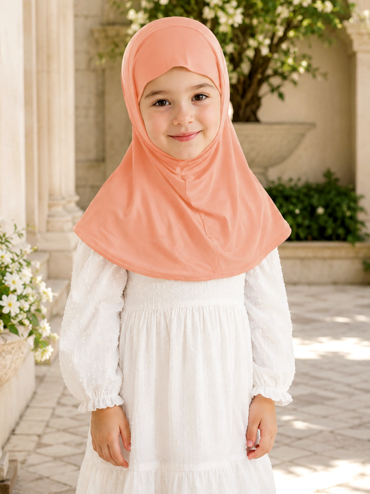 ZUHD PLAIN STYLE Sea pink HIJABS
