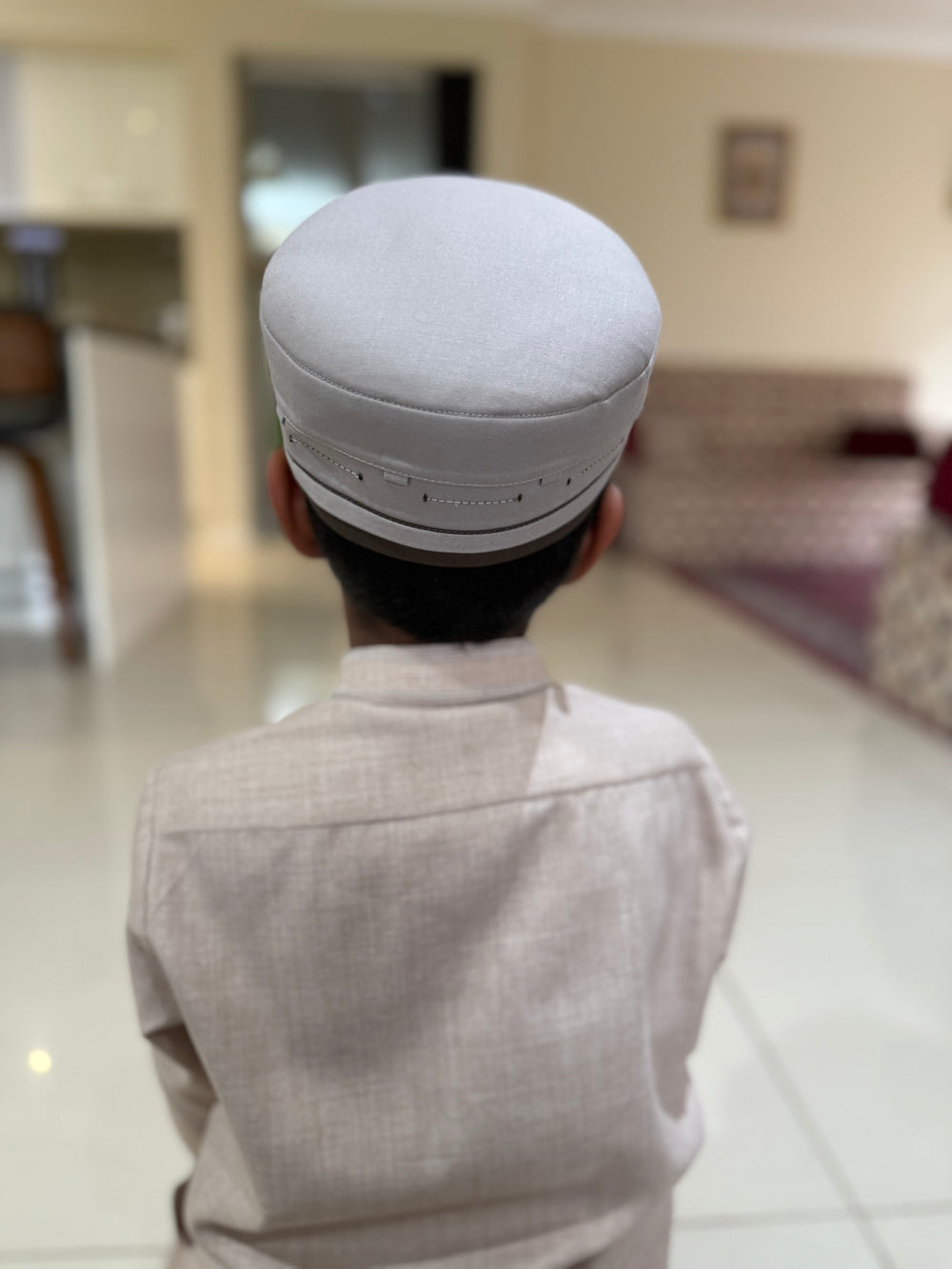 Zuhd Dull Brown & Black Soft Sunnah Cap