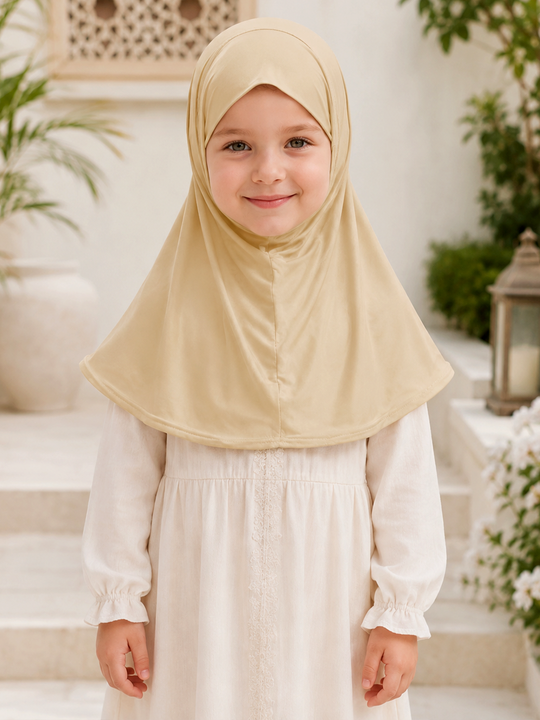 ZUHD PLAIN STYLE  yellowish orange HIJABS